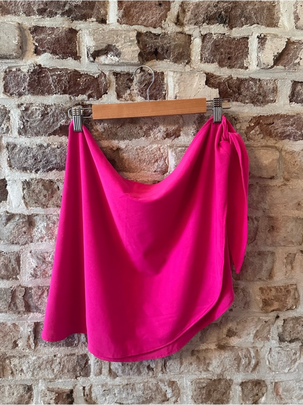 Hot Pink Women's Tie-Side Sarong